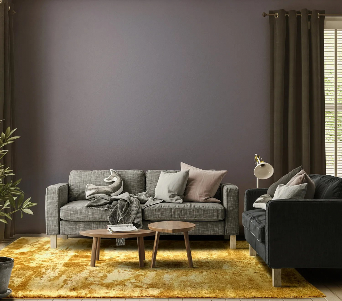 Tapis 'Aranga Super Soft' - Jaune