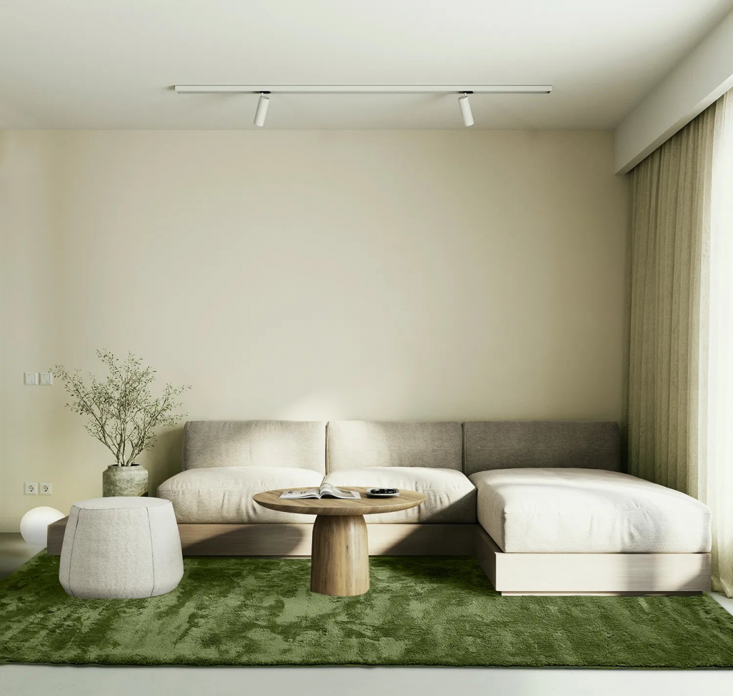 Tapis 'Aranga Super Soft' - Olive