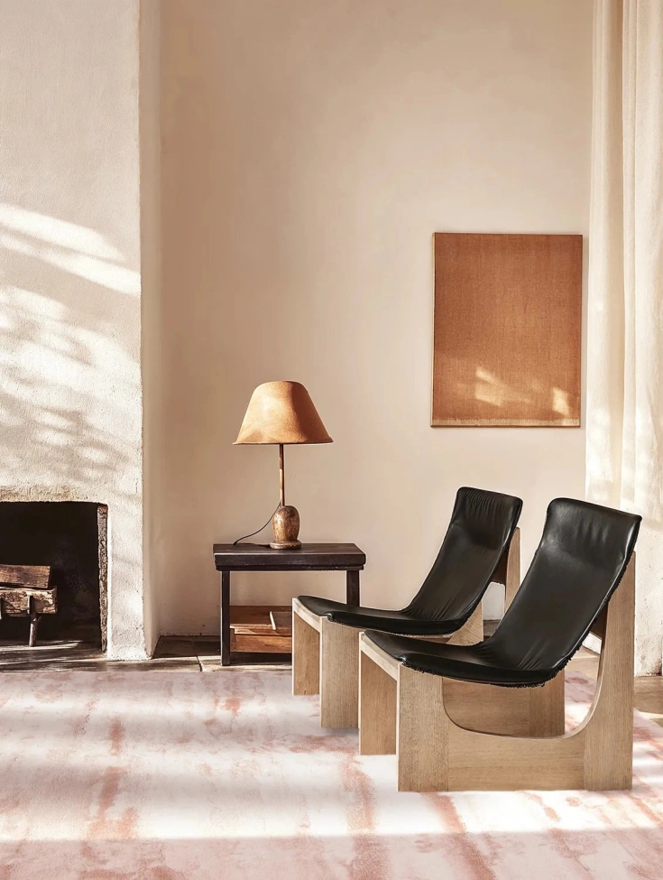 Tapis à poils longs 'Aranga Super Soft Fur' - Rose