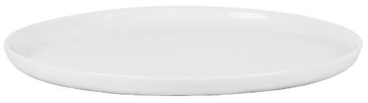 Plat de service 'Boho white' - Blanc