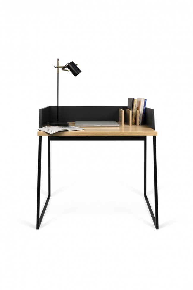 Bureau 'Kenneth' - Chêne/Noir