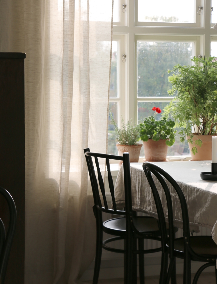 Rideau avec bande fronce 'Dalsland' 145x250 - Beige