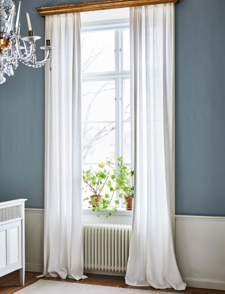 Rideau 'Twilight' 280x290 - Blanc