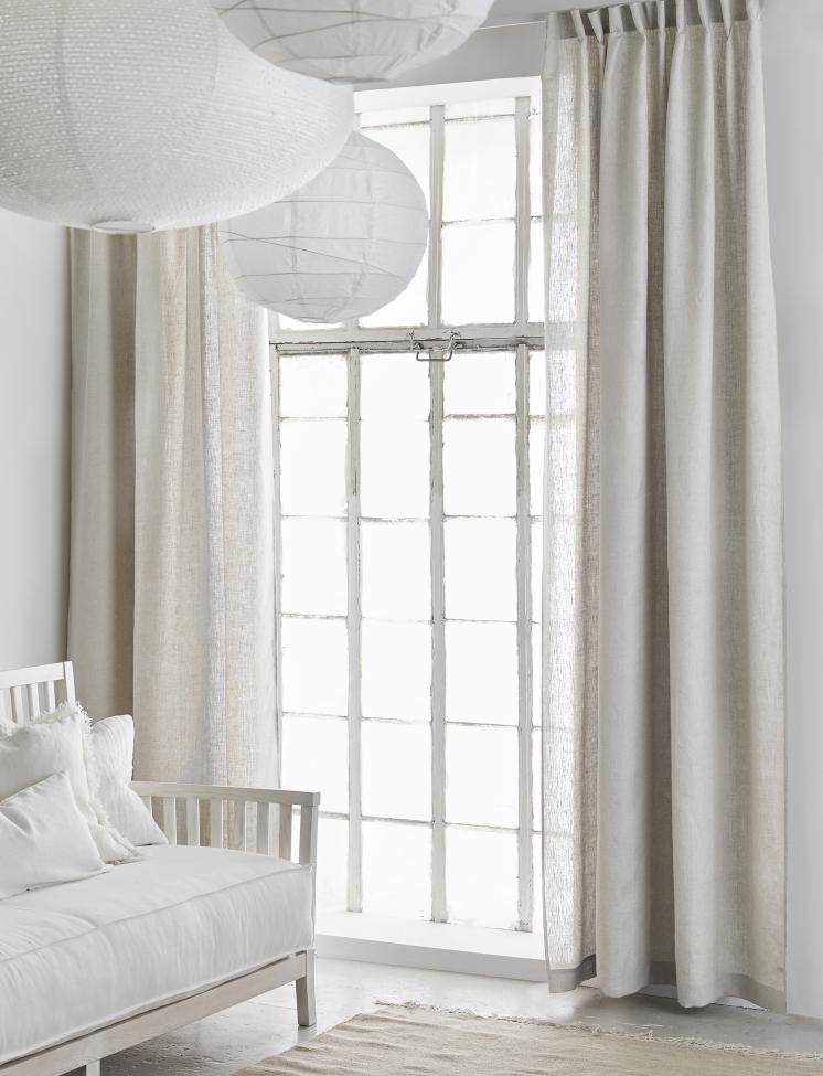 Rideau 'Twilight' 280x250 - Beige