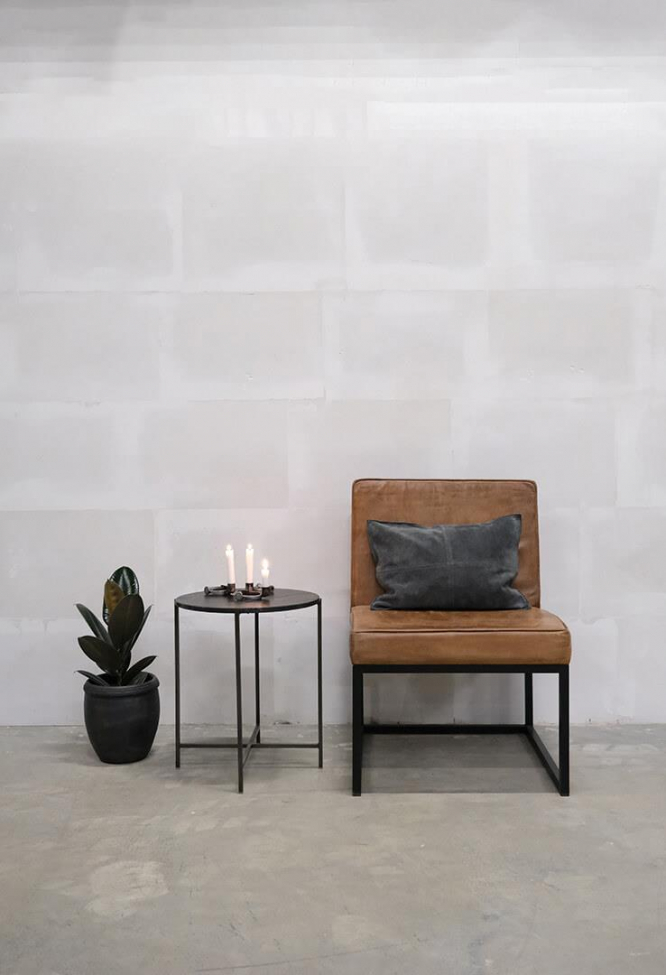 Fauteuil 'Perry' - Marron