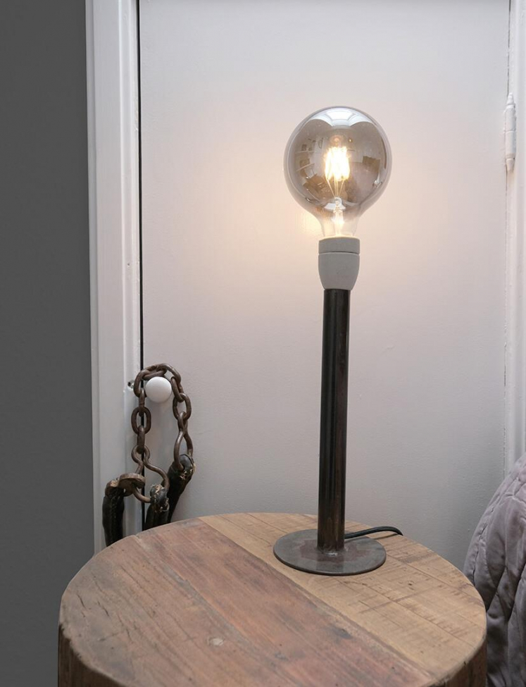 Lampe de table 'Leonardo' L - Gris