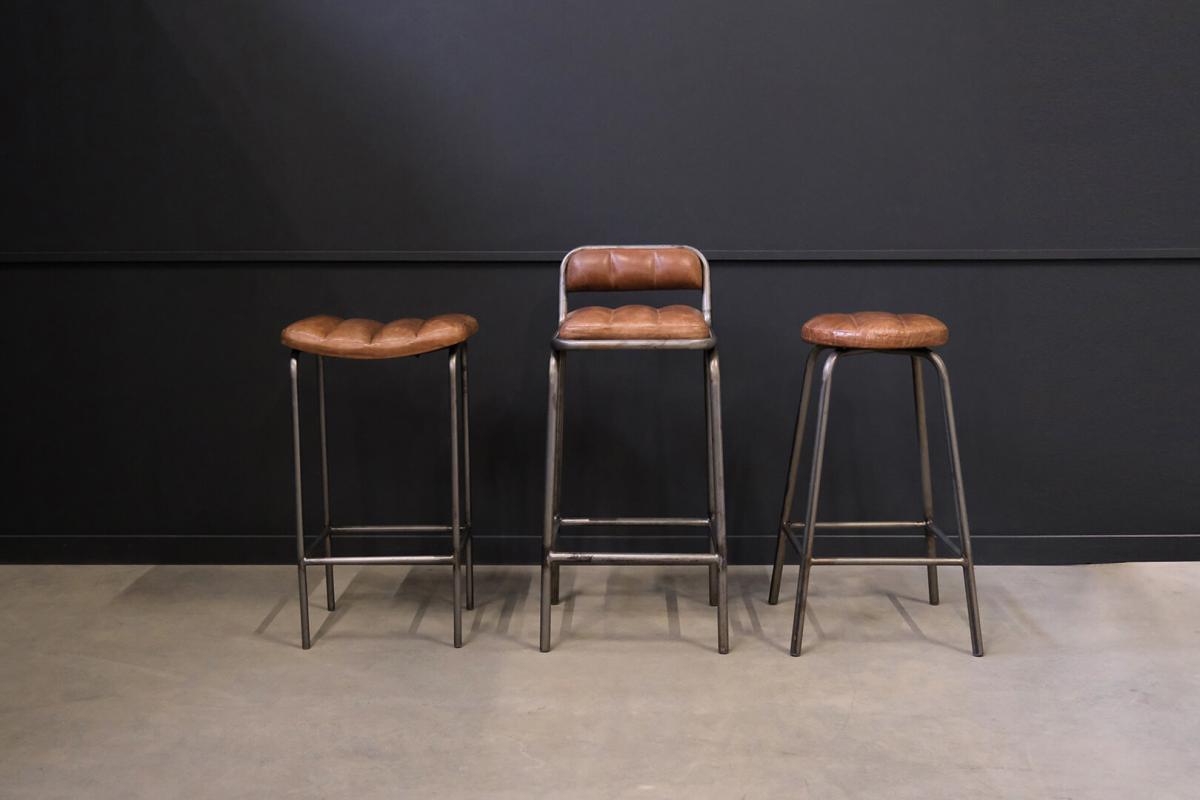 Tabouret 'Brooke' - Cuir