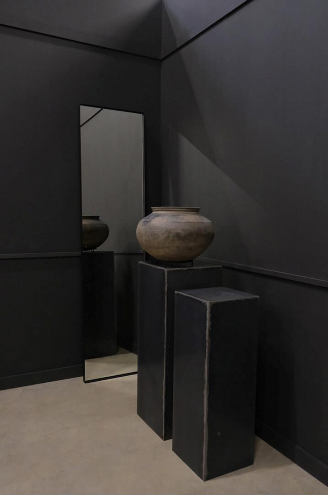 Miroir de sol 'Alex' - Noir