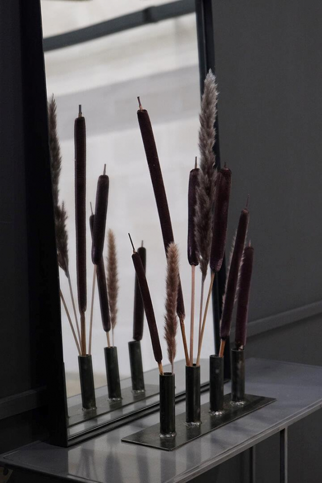 Miroir mural 'Alex' - Noir