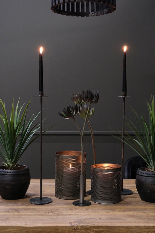 Bougeoir 'Dean' S - Fer