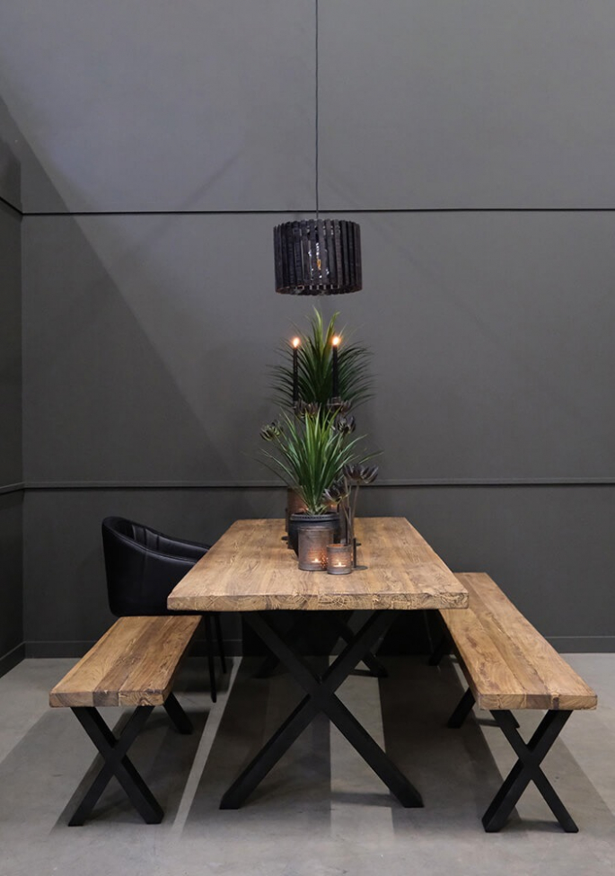 Banc 'Ross' S - Bois