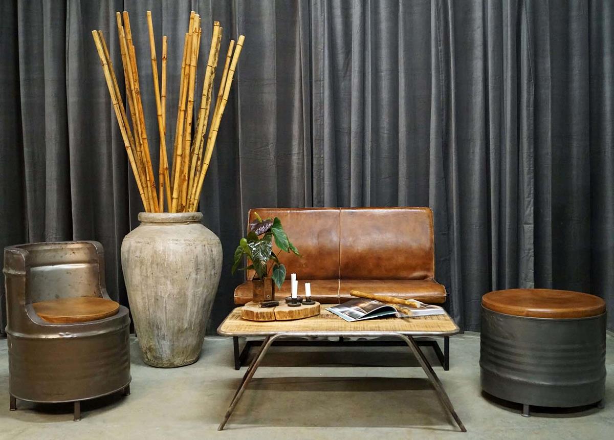 Canapé 'Helen' - Brun