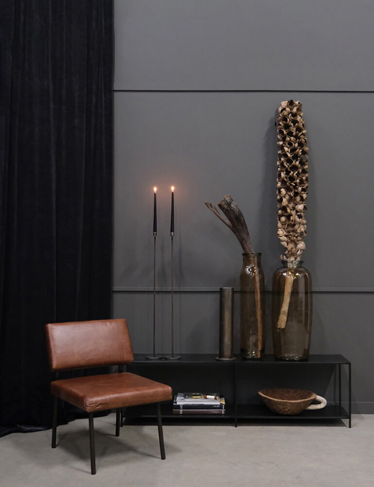 Fauteuil 'Craig' - Brun