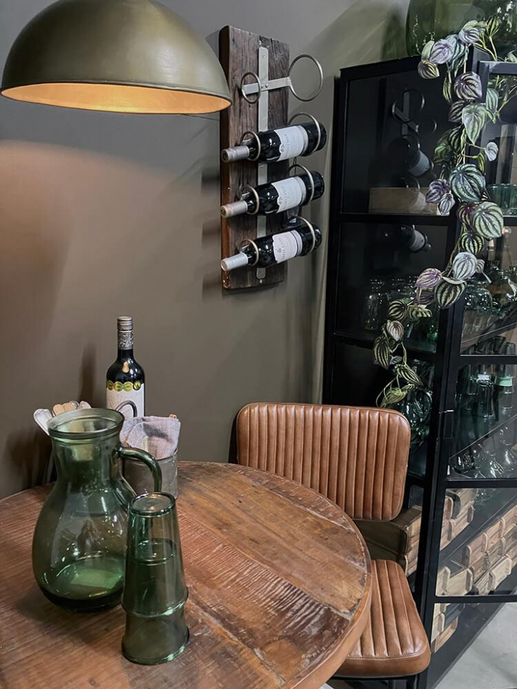 Tabouret de bar Vintage - Cuir