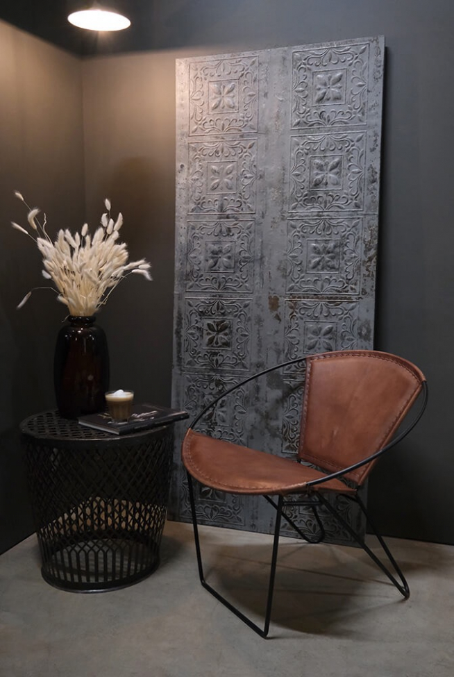 Fauteuil 'Dalton' - Brun