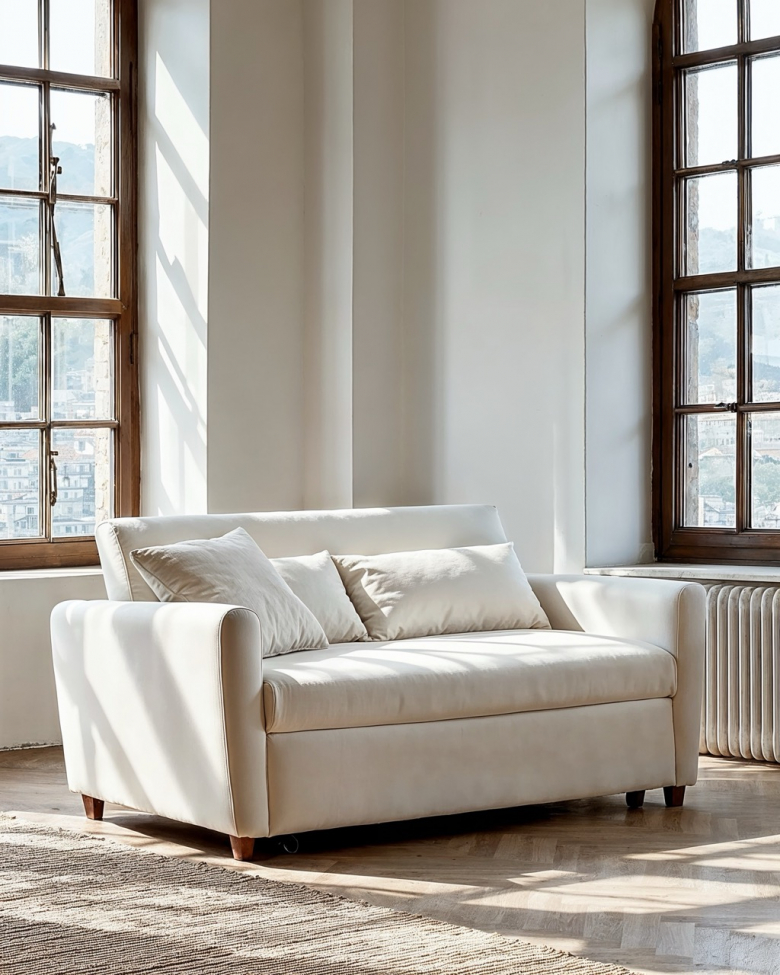 Fauteuil convertible 'San Francisco' - Blanc