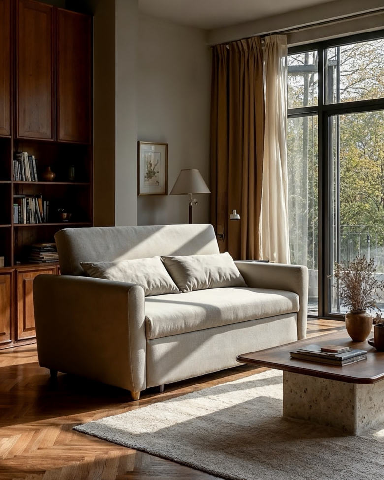 Fauteuil convertible 'San Francisco' - Beige