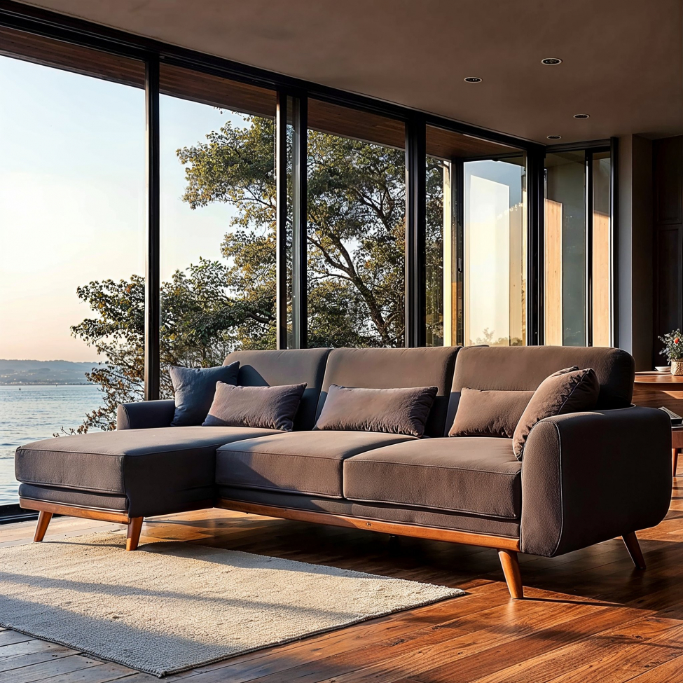 Canapé-lit 'Texas' - Gris foncé