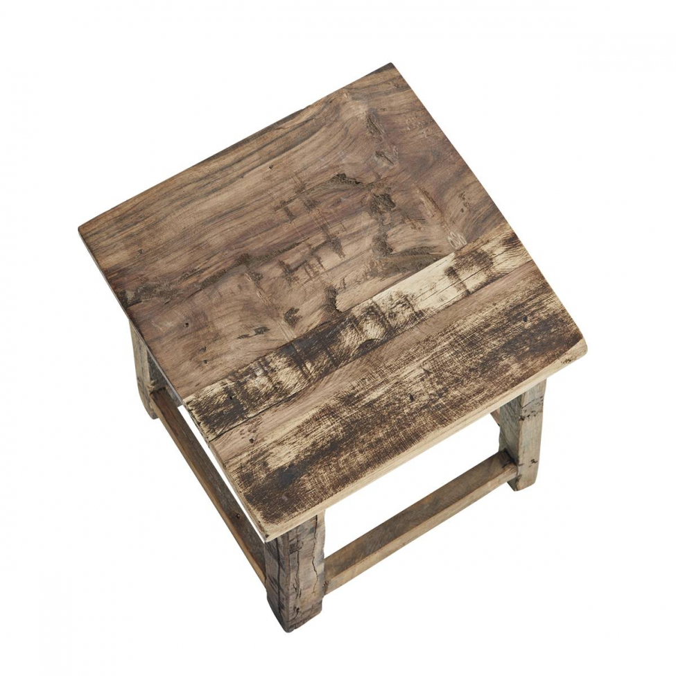 Tabouret 'Recycled' - Nature/bois recyclé
