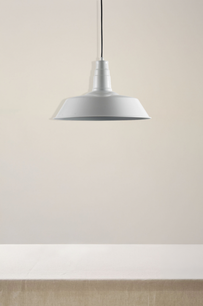 Plafonnier Vintage 36cm - Blanc