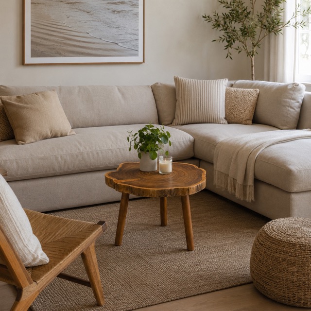 Table basse 'Earth' - Bois