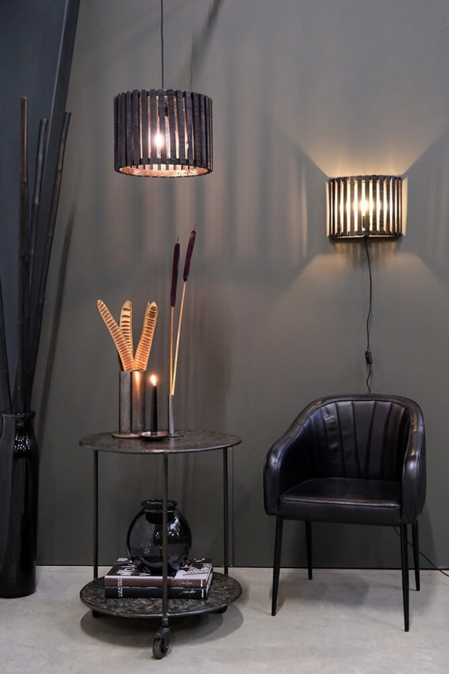 Table d'appoint 'Monaco' ronde 60cm - Platine