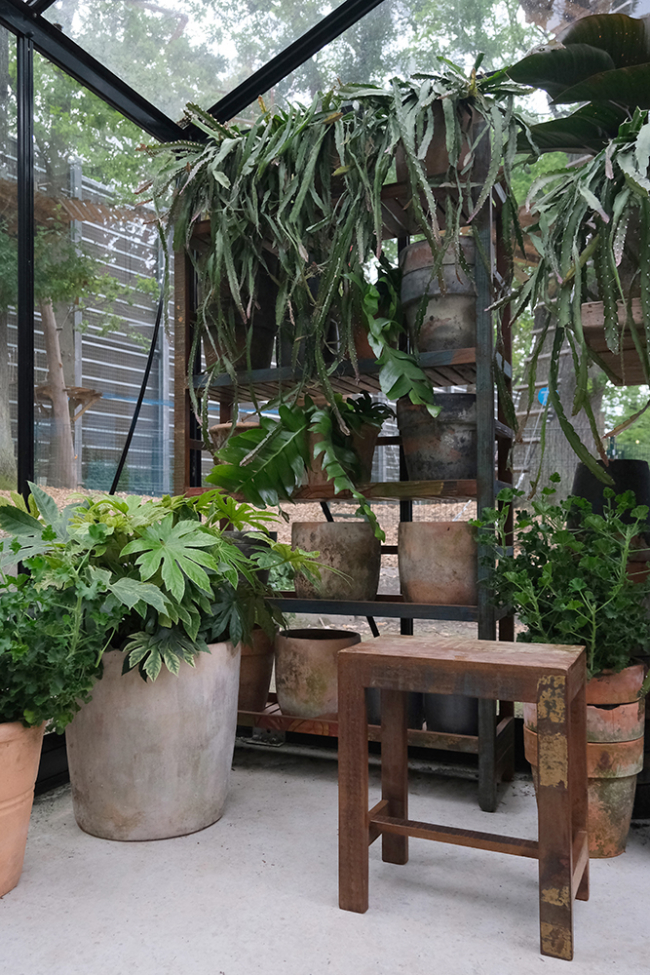 Tabouret 'Umut' - Bois recyclé