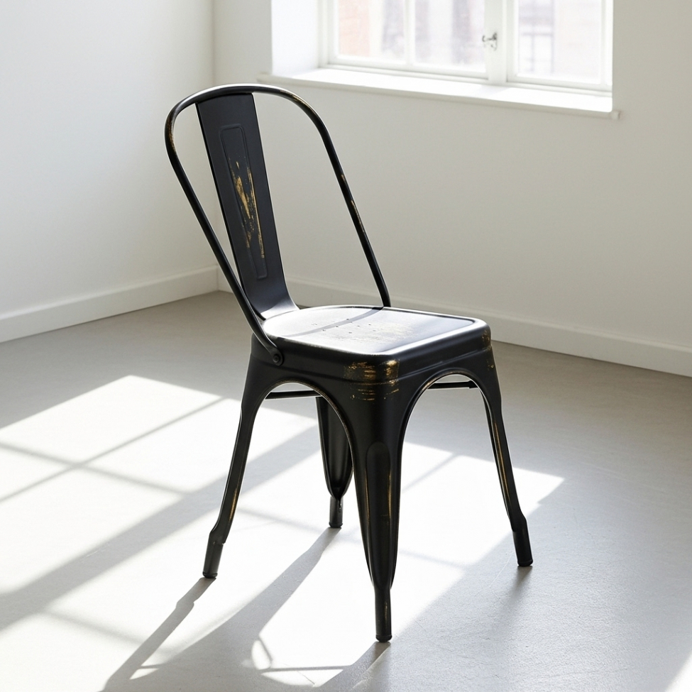 Chaise 'Montmartre' - Vintage noir/antique