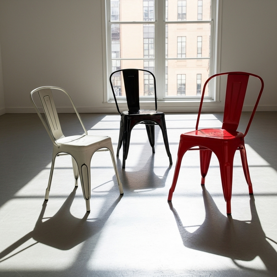 Chaise 'Montmartre' - Vintage noir/antique