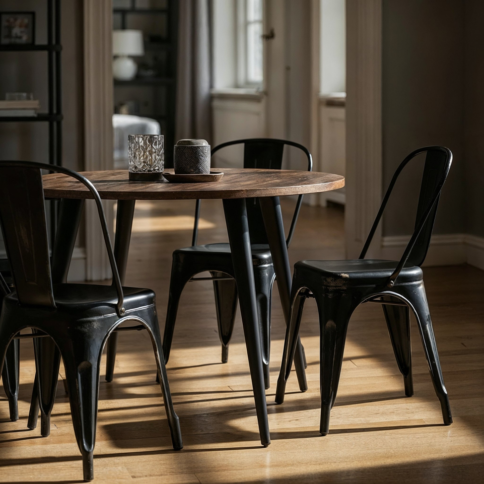 Chaise 'Montmartre' - Vintage noir