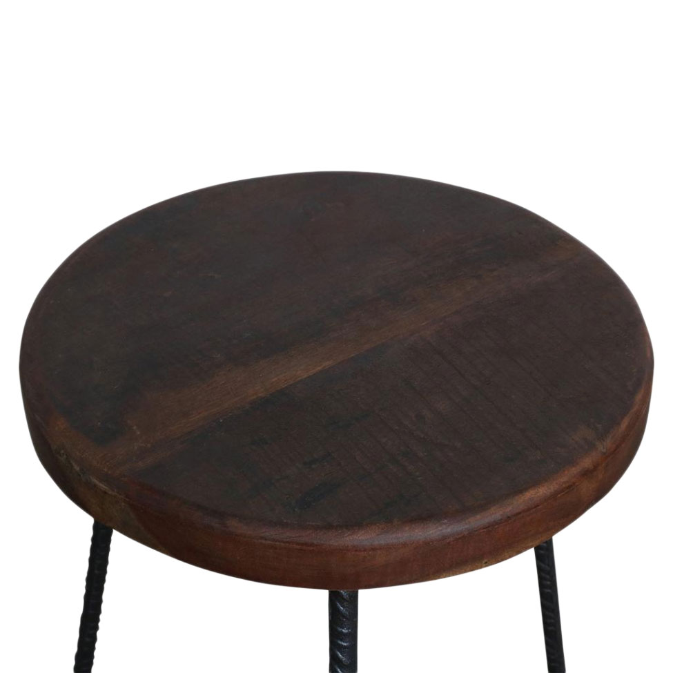 Tabouret Vintage - Brun