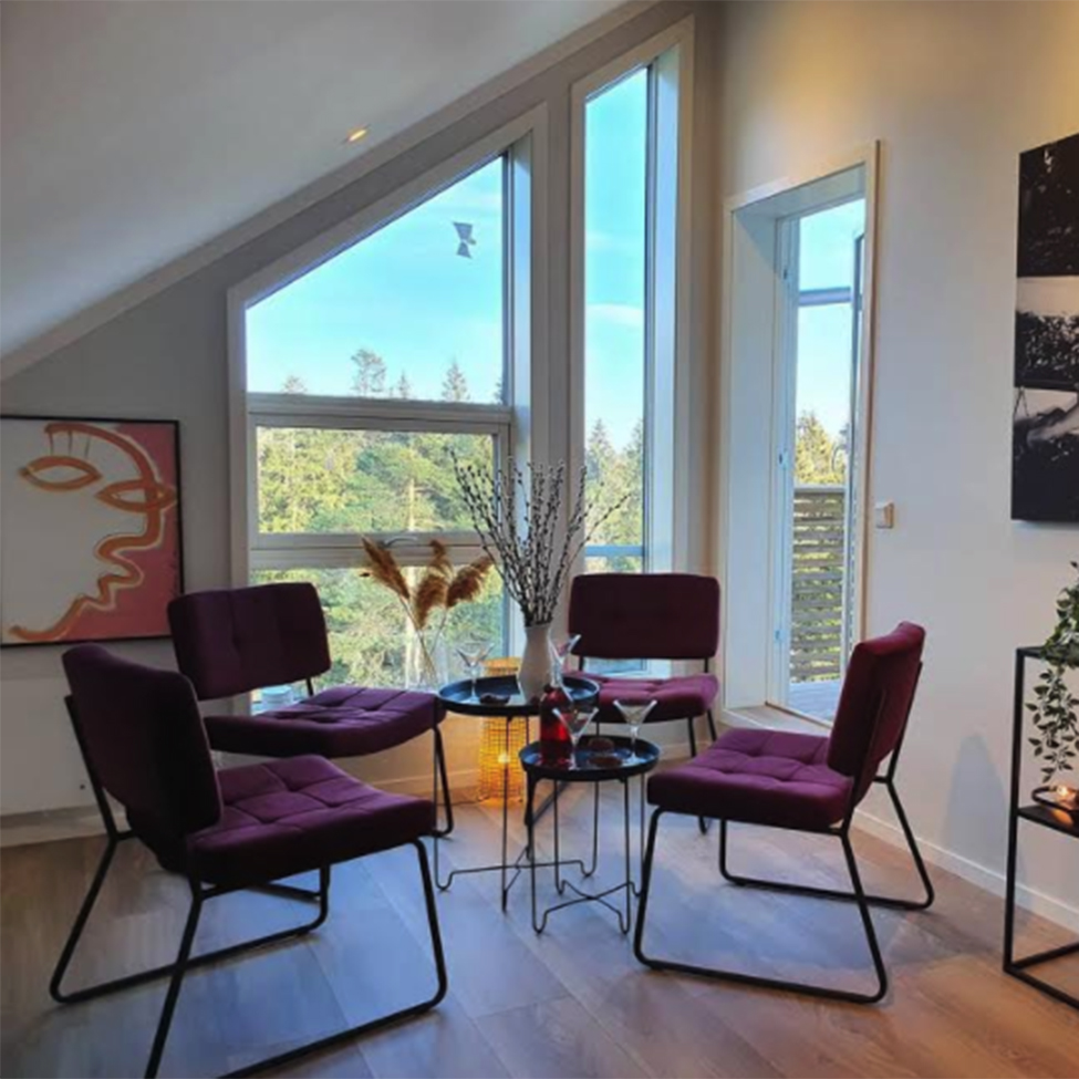 Fauteuil 'Kelly' - Bourgogne/Velours