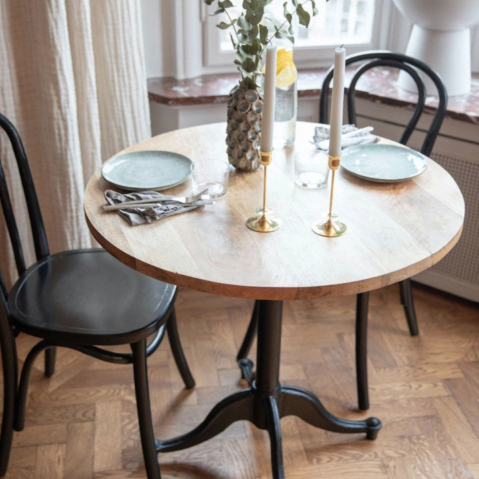 Table à manger 'Långholmen' Ronde 80cm - Vintage