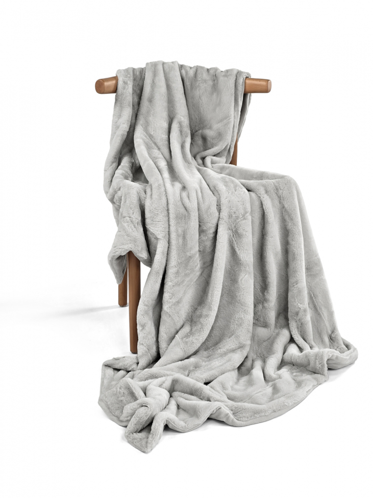 Plaid ' Aranga Super Soft Throw ' 130 x 170 cm - Gris