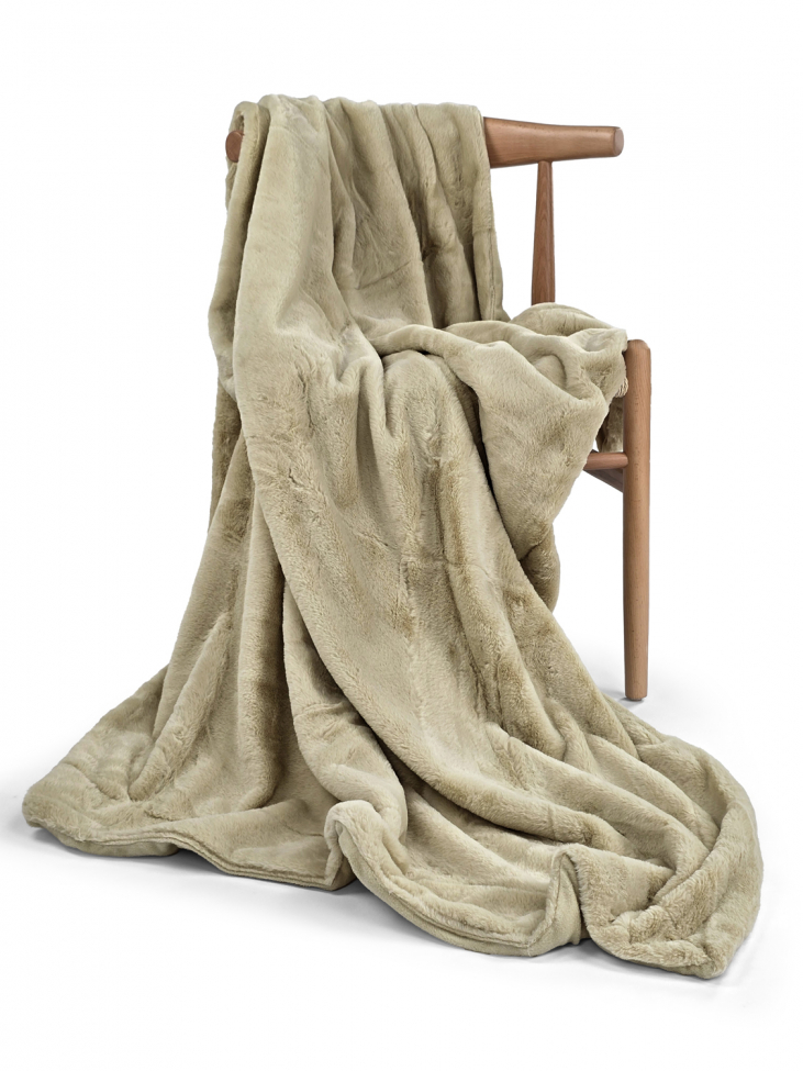 Plaid ' Aranga Super Soft Throw ' 130 x 170 cm - Vert clair