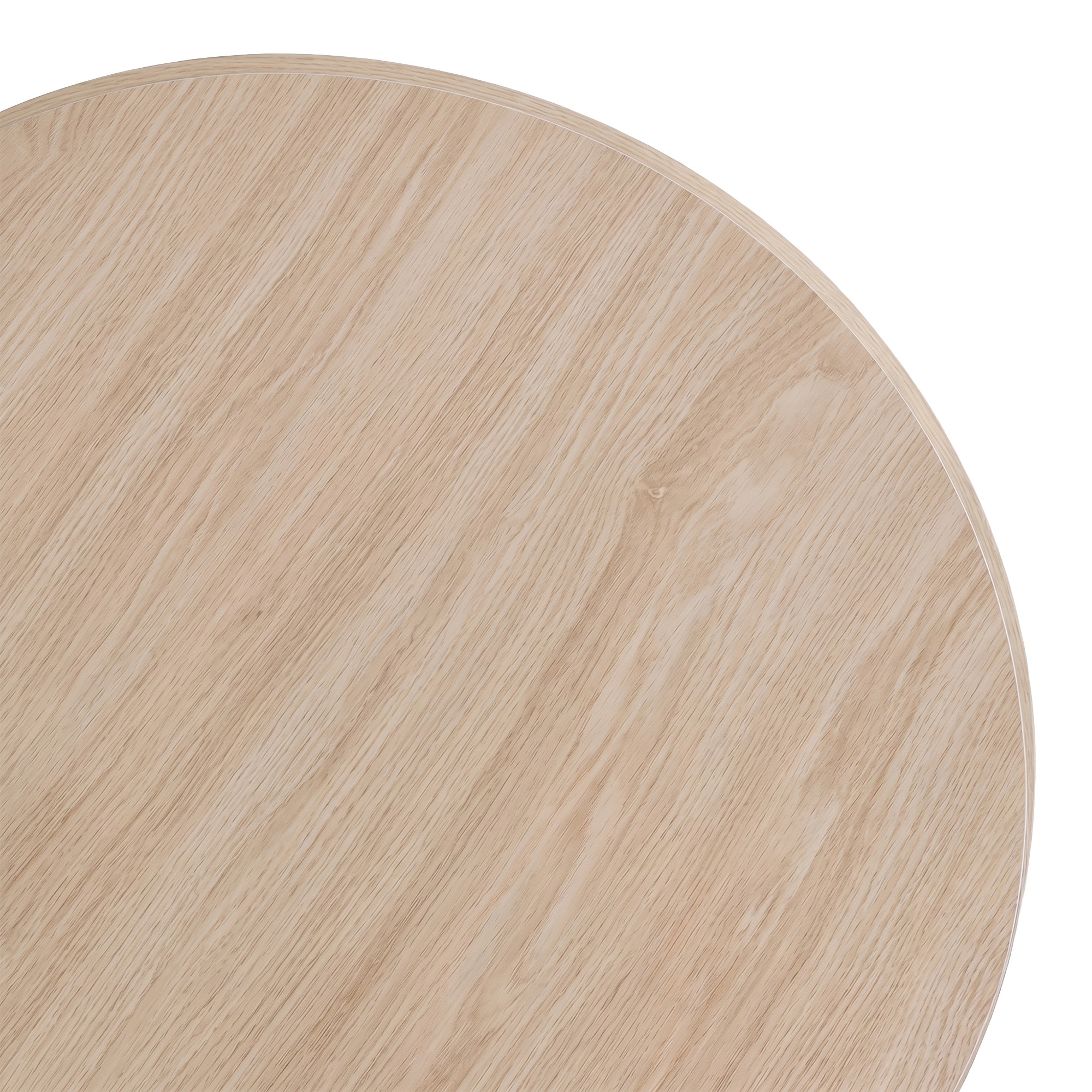 Table basse 'Créme' Ronde 75 cm - Pigment blanc
