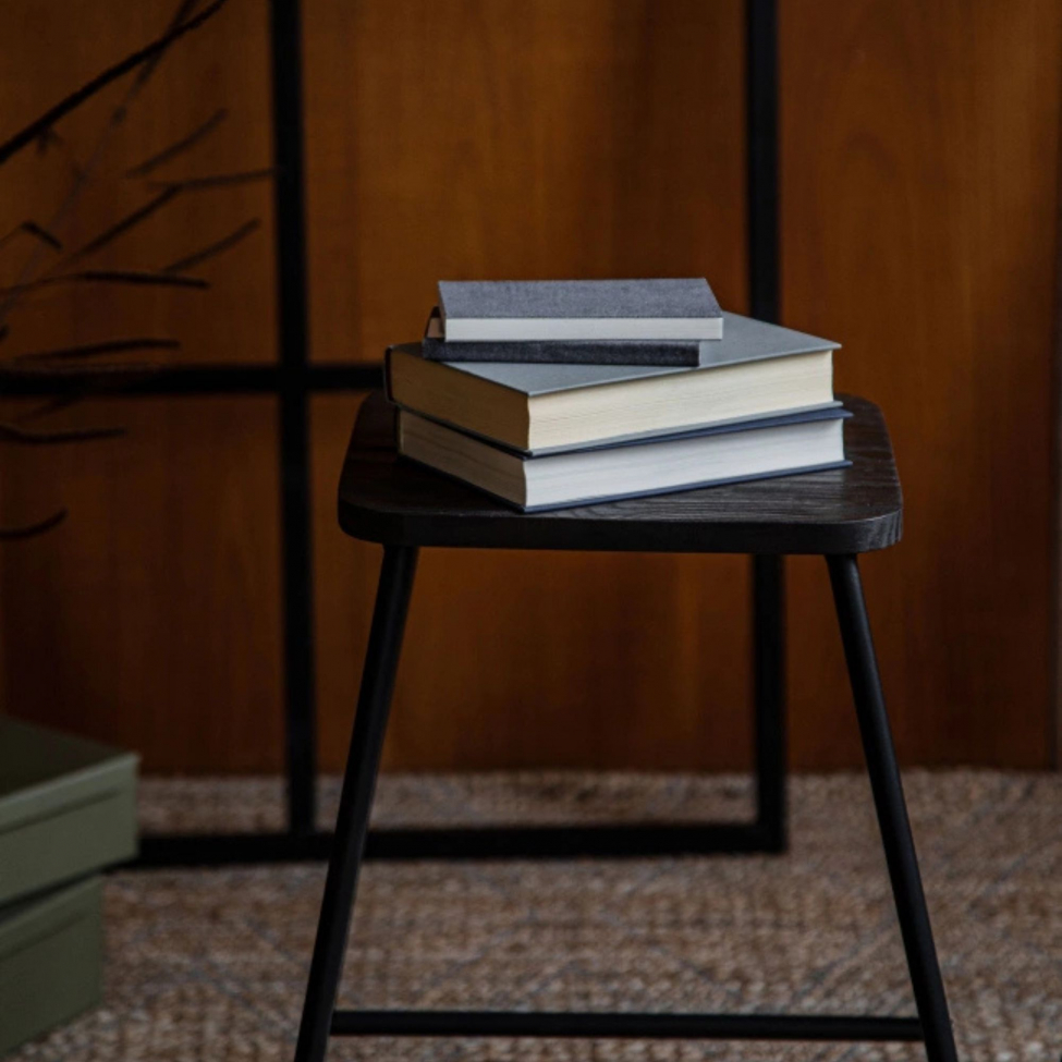 Tabouret 'Borås' - Brun/Noir