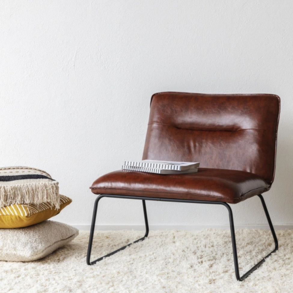 Fauteuil 'Chelsea' - Brun