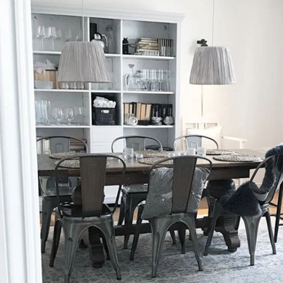 Chaise 'Montmartre' - Acier Mat