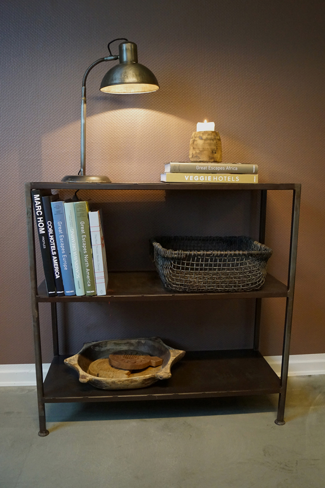 Table d'appoint/Étagère 'Industri' - Fer