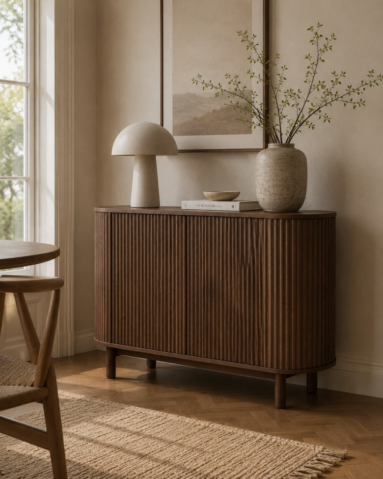 Commode 'Myshult' 120x40cm - Noyer